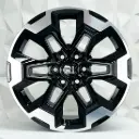 RIN 20X8.5 6-114.3 R1 SPORT L2279 BLACK MACHINE FACE ET30 CB66.1