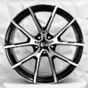 RIN 20X8.5 5-112 R1 SPORT FA746 BLACK MACHINE FACE ET40 CB66.6